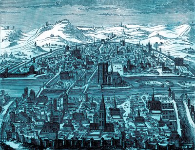 Paris im Jahr 1607 von Unknown